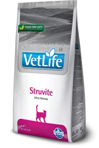 Сухой корм FARMINA VET LIFE STRUVITE для кошек диета при МКБ струвитного типа 4394/5028