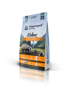 Сухой корм ТерриториЯ Кавказ для щенков малых пород Индейка с морошкой