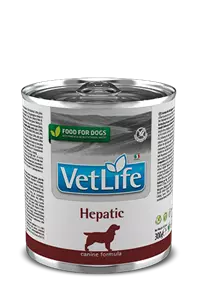 Консервы FARMINA VETLIFE NATURAL DIET DOG HEPATIC для взрослых собак всех пород с курицей и рыбой диета при печеночной недостаточности