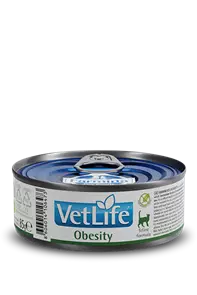 Консервы FARMINA VETLIFE NATURAL DIET CAT OBESITI для взрослых кошек с курицей и рыбой диета при ожирении
